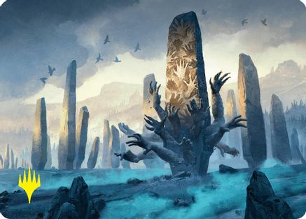 Image of Soulstone Sanctuary Art Card (19/54) (Gold-Stamped Signature) [Foundations Art Series]