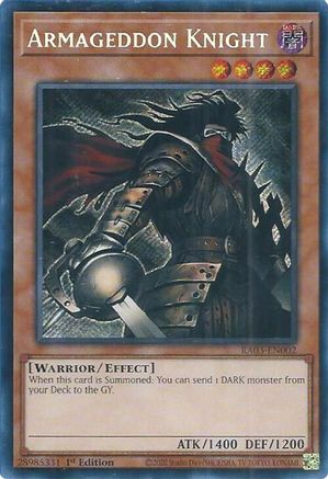 Image of Armageddon Knight (Secret Rare) [RA03-EN002] Secret Rare