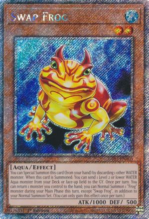 Image of Swap Frog (Platinum Secret Rare) [RA03-EN005] Platinum Secret Rare