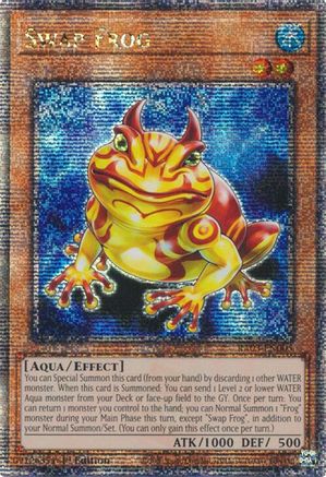 Image of Swap Frog (Quarter Century Secret Rare) [RA03-EN005] Quarter Century Secret Rare