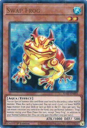 Image of Swap Frog (UR) [RA03-EN005] Ultra Rare