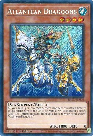 Image of Atlantean Dragoons (Secret Rare) [RA03-EN006] Secret Rare