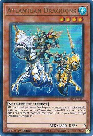 Image of Atlantean Dragoons (UR) [RA03-EN006] Ultra Rare