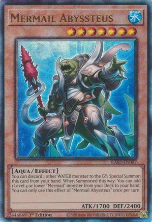 Image of Mermail Abyssteus (UTR) [RA03-EN007] Prismatic Ultimate Rare