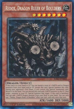 Image of Redox, Dragon Ruler of Boulders (CR) [RA03-EN008] Prismatic Collector's Rare