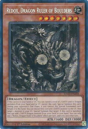 Image of Redox, Dragon Ruler of Boulders (Secret Rare) [RA03-EN008] Secret Rare
