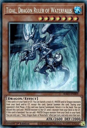 Image of Tidal, Dragon Ruler of Waterfalls (CR) [RA03-EN009] Prismatic Collector's Rare