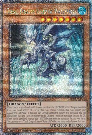 Image of Tidal, Dragon Ruler of Waterfalls (Quarter Century Secret Rare) [RA03-EN009] Quarter Century Secret Rare