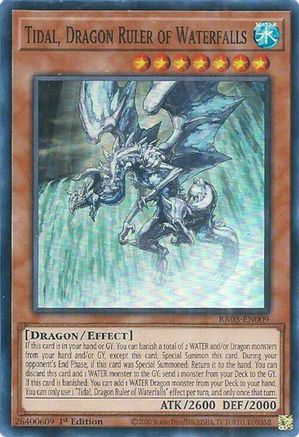 Image of Tidal, Dragon Ruler of Waterfalls [RA03-EN009] Super Rare