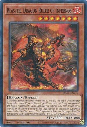 Image of Blaster, Dragon Ruler of Infernos [RA03-EN010] Super Rare