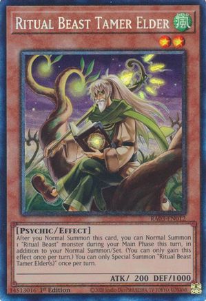 Image of Ritual Beast Tamer Elder (CR) [RA03-EN012] Prismatic Collector's Rare