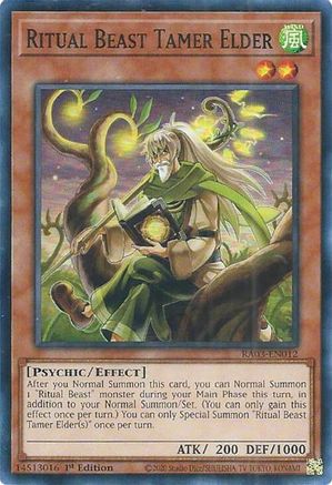 Image of Ritual Beast Tamer Elder [RA03-EN012] Super Rare