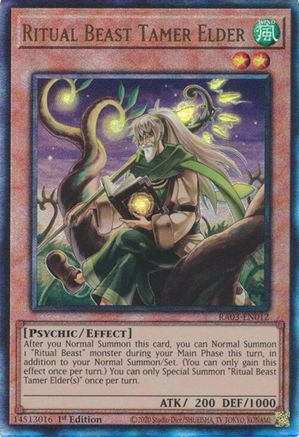 Image of Ritual Beast Tamer Elder (UTR) [RA03-EN012] Prismatic Ultimate Rare