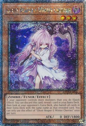 Image of Ghost Reaper & Winter Cherries (Quarter Century Secret Rare) [RA03-EN014] Quarter Century Secret Rare