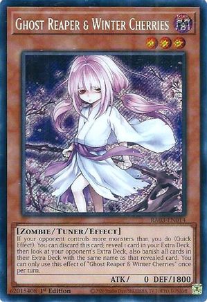 Image of Ghost Reaper & Winter Cherries (Alternate Art) (Secret Rare) [RA03-EN014] Secret Rare