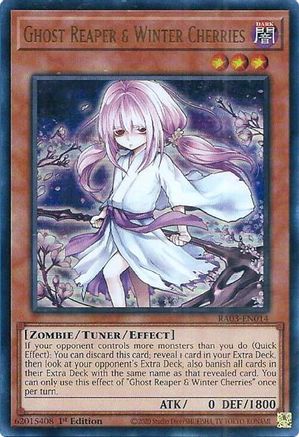 Image of Ghost Reaper & Winter Cherries (Alternate Art) (UR) [RA03-EN014] Ultra Rare