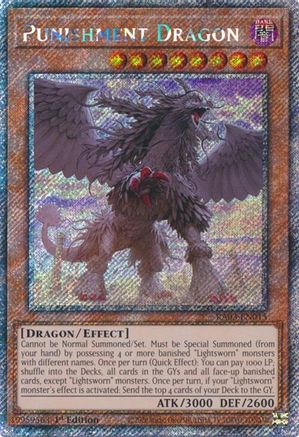 Image of Punishment Dragon (Platinum Secret Rare) [RA03-EN015] Platinum Secret Rare