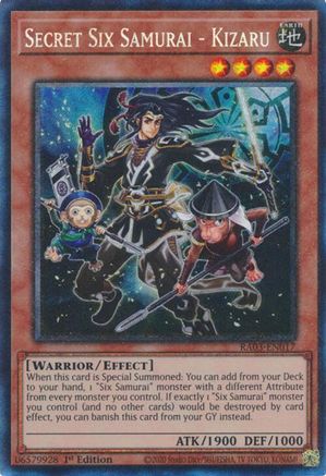 Image of Secret Six Samurai - Kizaru (CR) [RA03-EN017] Prismatic Collector's Rare