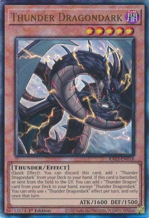 Image of Thunder Dragondark (UTR) [RA03-EN018] Prismatic Ultimate Rare