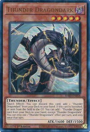 Image of Thunder Dragondark (UR) [RA03-EN018] Ultra Rare