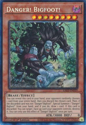 Image of Danger! Bigfoot! (CR) [RA03-EN019] Prismatic Collector's Rare