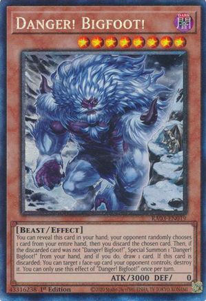 Image of Danger! Bigfoot! (Alternate Art) (CR) [RA03-EN019] Prismatic Collector's Rare