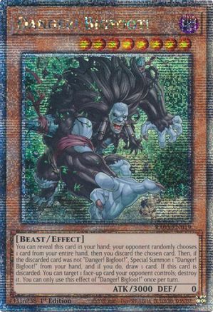 Image of Danger! Bigfoot! (Quarter Century Secret Rare) [RA03-EN019] Quarter Century Secret Rare