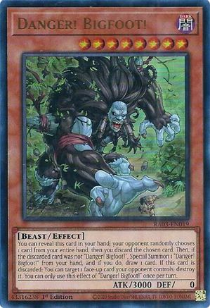 Image of Danger! Bigfoot! (UR) [RA03-EN019] Ultra Rare