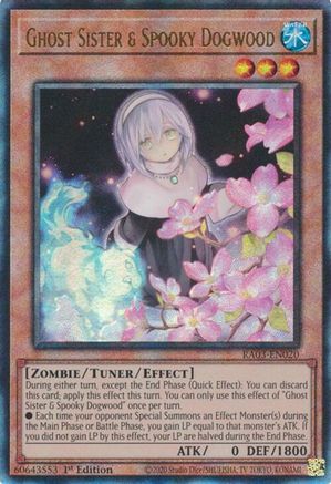 Image of Ghost Sister & Spooky Dogwood (UTR) [RA03-EN020] Prismatic Ultimate Rare