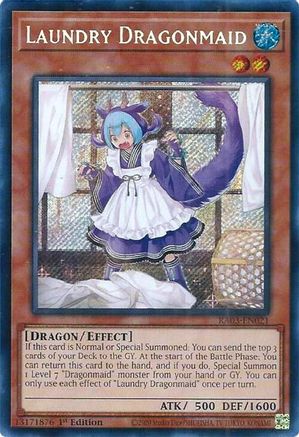Image of Laundry Dragonmaid (Secret Rare) [RA03-EN021] Secret Rare