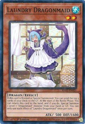 Image of Laundry Dragonmaid [RA03-EN021] Super Rare