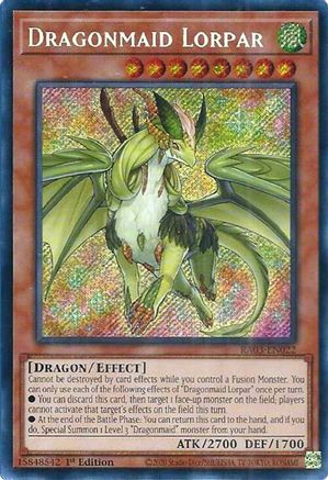 Image of Dragonmaid Lorpar (Secret Rare) [RA03-EN022] Secret Rare