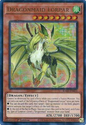 Image of Dragonmaid Lorpar (UR) [RA03-EN022] Ultra Rare