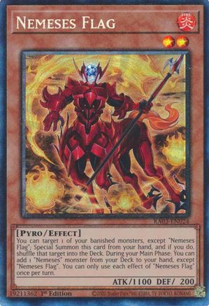 Image of Nemeses Flag (CR) [RA03-EN024] Prismatic Collector's Rare
