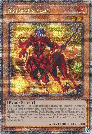 Image of Nemeses Flag (Quarter Century Secret Rare) [RA03-EN024] Quarter Century Secret Rare
