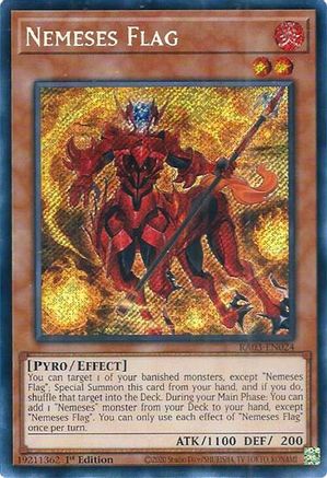 Image of Nemeses Flag (Secret Rare) [RA03-EN024] Secret Rare