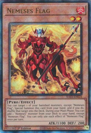 Image of Nemeses Flag (UTR) [RA03-EN024] Prismatic Ultimate Rare