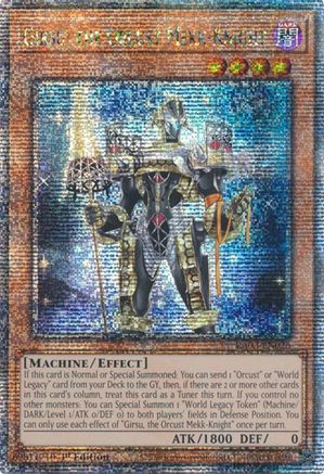 Image of Girsu, the Orcust Mekk-Knight (Quarter Century Secret Rare) [RA03-EN026] Quarter Century Secret Rare
