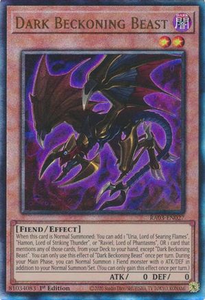 Image of Dark Beckoning Beast (UTR) [RA03-EN027] Prismatic Ultimate Rare
