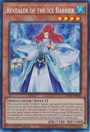 Image of Revealer of the Ice Barrier (CR) [RA03-EN028] Prismatic Collector's Rare