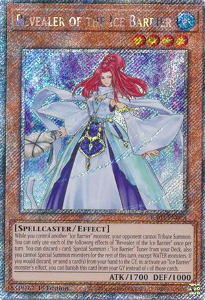 Image of Revealer of the Ice Barrier (Platinum Secret Rare) [RA03-EN028] Platinum Secret Rare