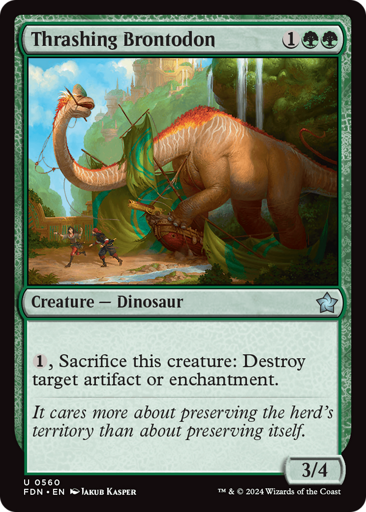 Image of Thrashing Brontodon [Foundations]