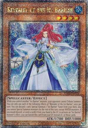 Image of Revealer of the Ice Barrier (Quarter Century Secret Rare) [RA03-EN028] Quarter Century Secret Rare