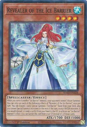 Image of Revealer of the Ice Barrier [RA03-EN028] Super Rare