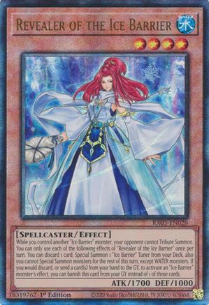 Image of Revealer of the Ice Barrier (UTR) [RA03-EN028] Prismatic Ultimate Rare