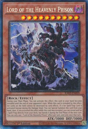 Image of Lord of the Heavenly Prison (CR) [RA03-EN029] Prismatic Collector's Rare