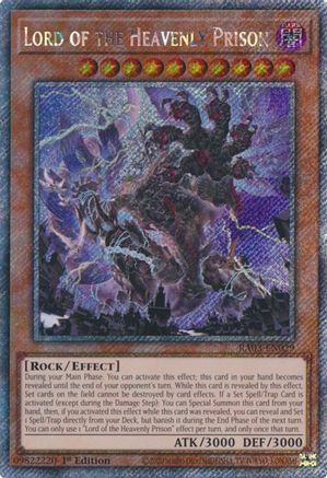 Image of Lord of the Heavenly Prison (Platinum Secret Rare) [RA03-EN029] Platinum Secret Rare