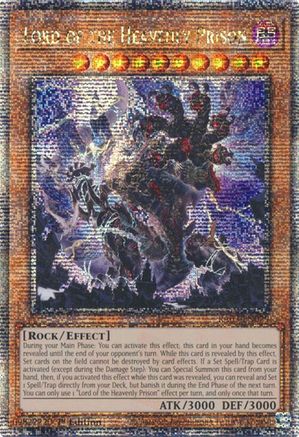 Image of Lord of the Heavenly Prison (Quarter Century Secret Rare) [RA03-EN029] Quarter Century Secret Rare