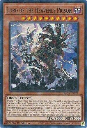Image of Lord of the Heavenly Prison [RA03-EN029] Super Rare