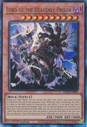 Image of Lord of the Heavenly Prison (UTR) [RA03-EN029] Prismatic Ultimate Rare